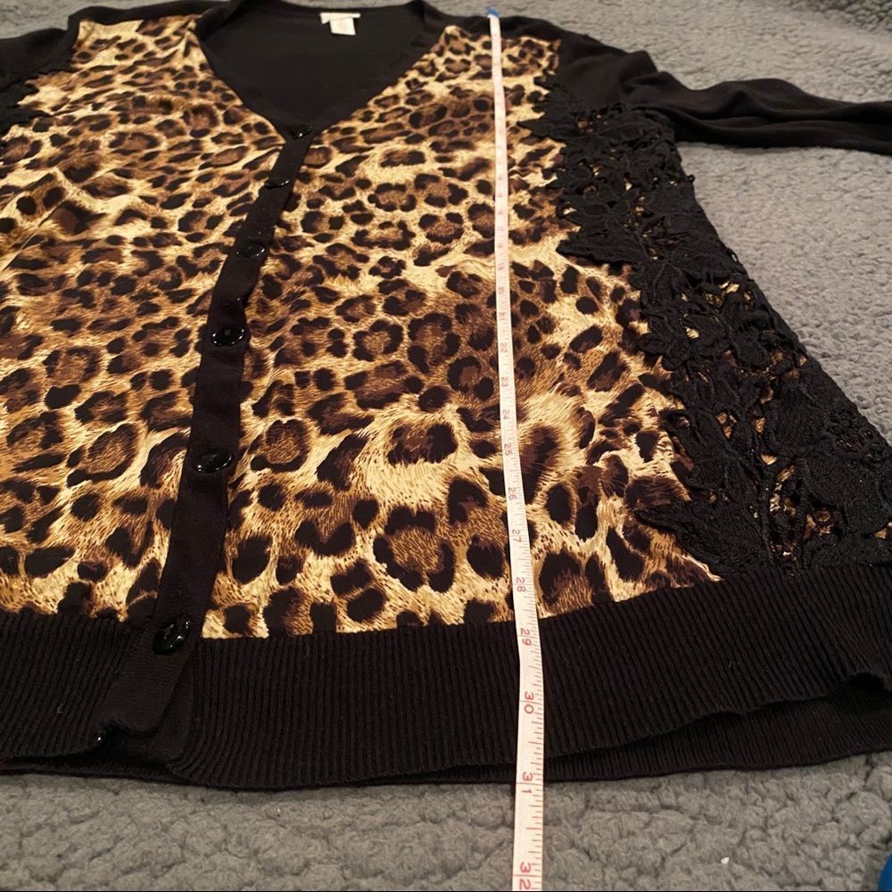 Chico’s Leopard Print Cardigan - Picture 13 of 15